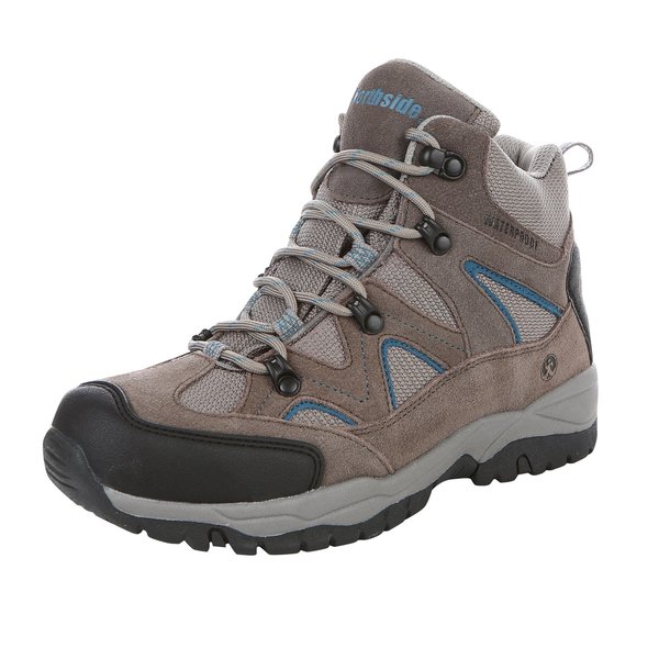 Northside Size 7.5 M, Women's Snohomish, Hiking Boot, Med Brown/Teal PR 314907W228XX075XXX